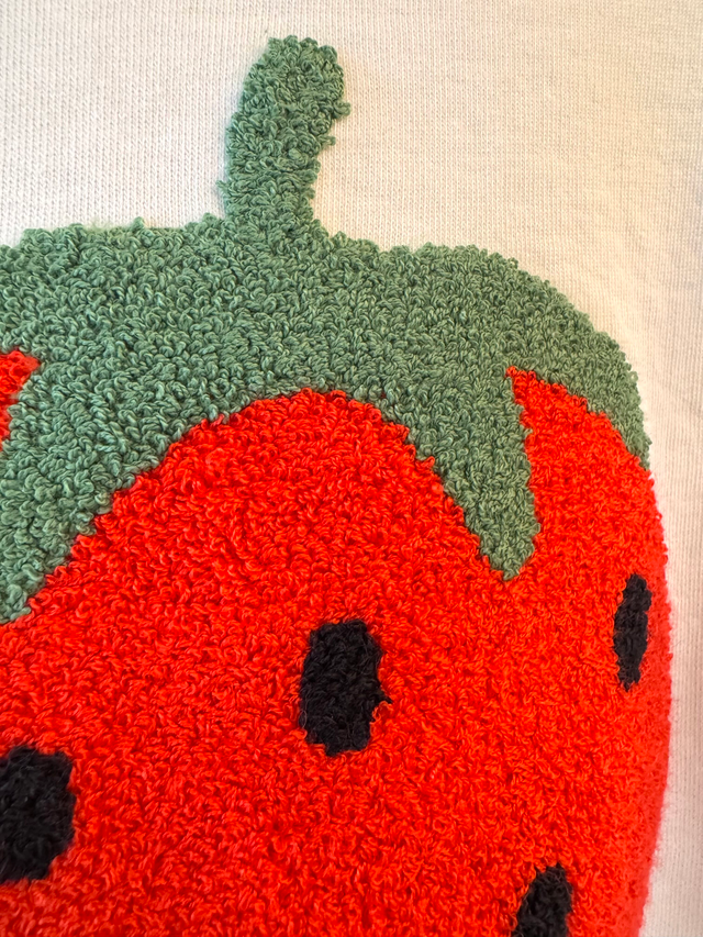 Mini Rodini White Strawberry Sweatshirt