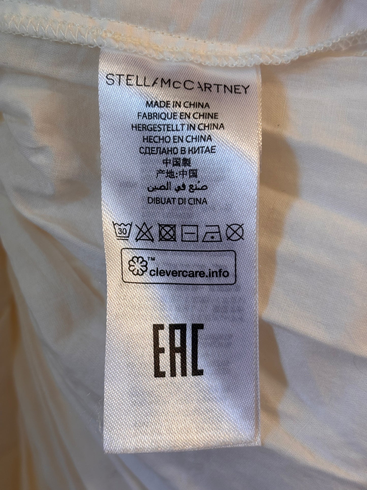 Stella McCartney White Heart Tulle Dress