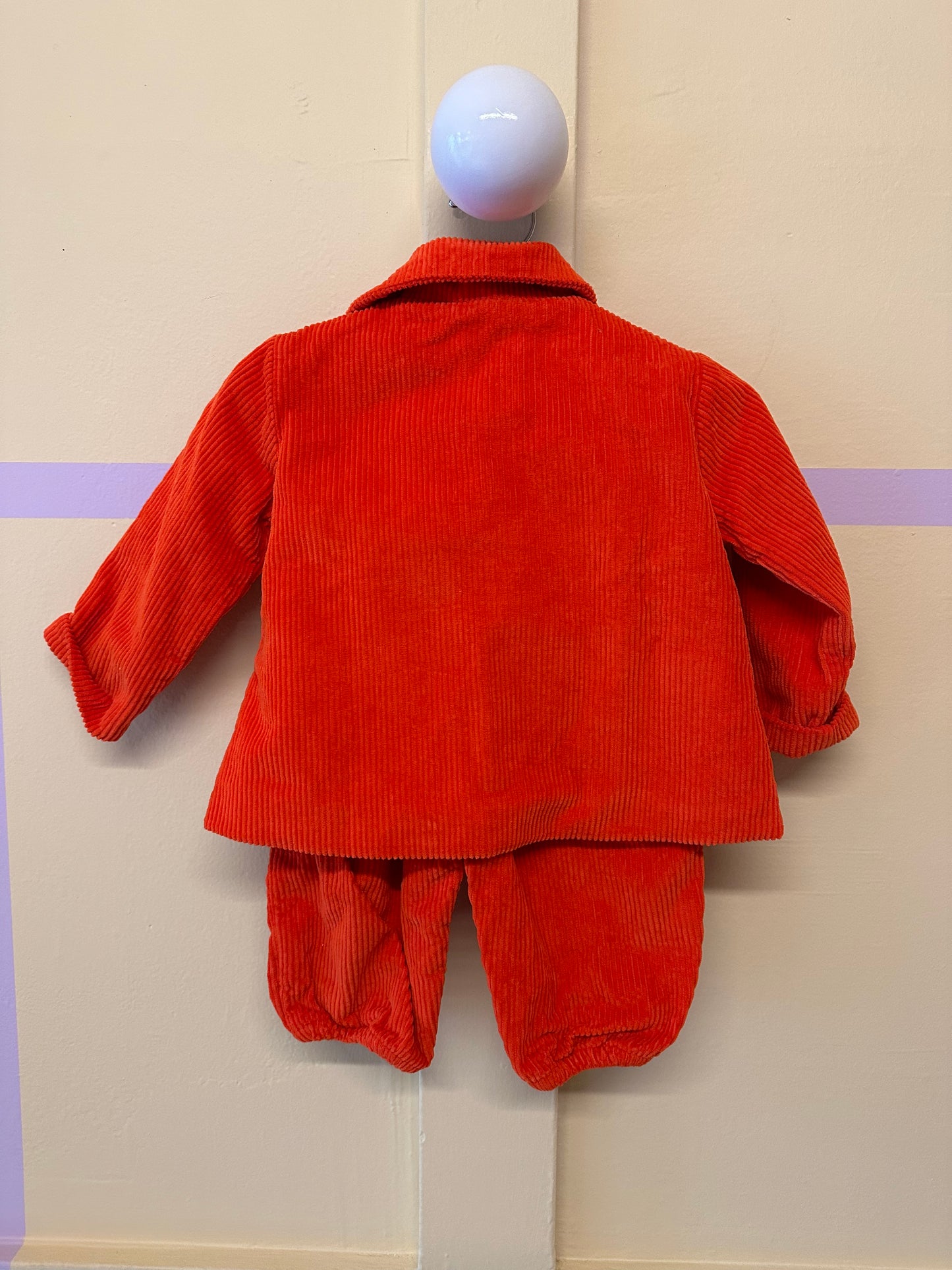 Vild Red Corduroy Set