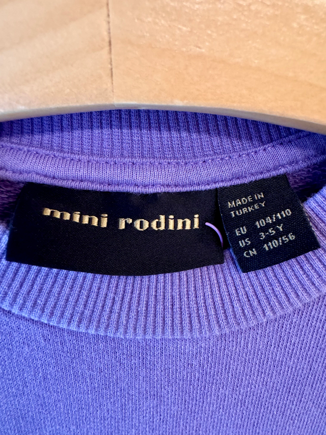 Mini Rodini Purple Strawberry Sweatshirt