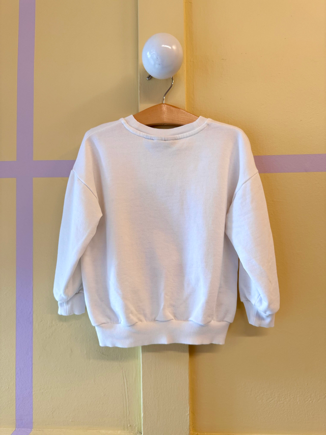 Mini Rodini White Strawberry Sweatshirt