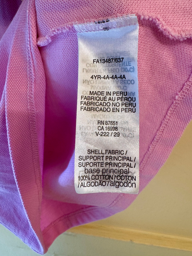 Lacoste Pink Polo Dress