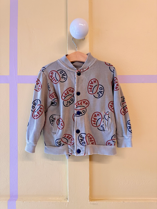 Bobo Choses Happy Sad Button Jacket