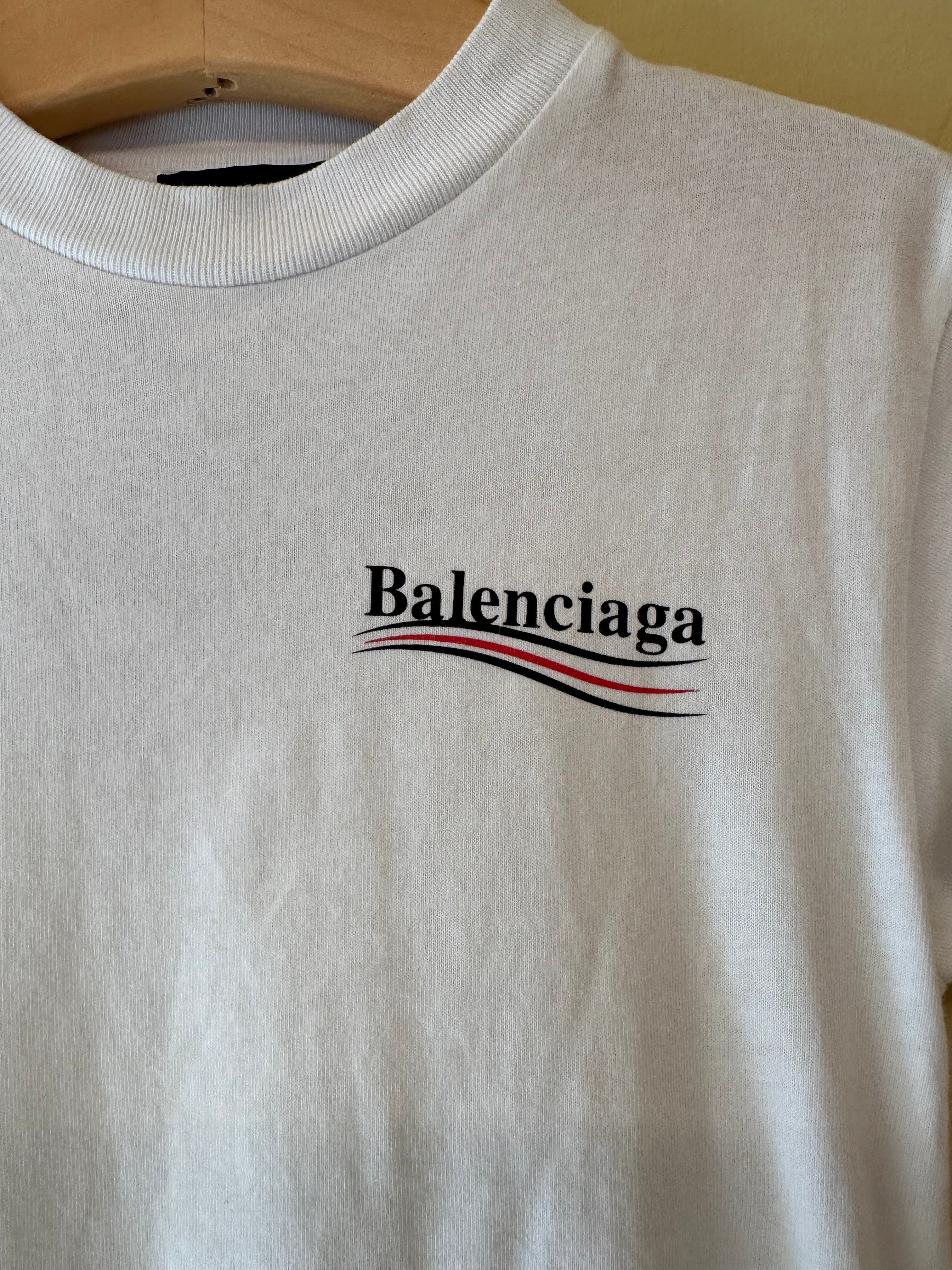 Balenciaga 2017 duofold campaign t shirt