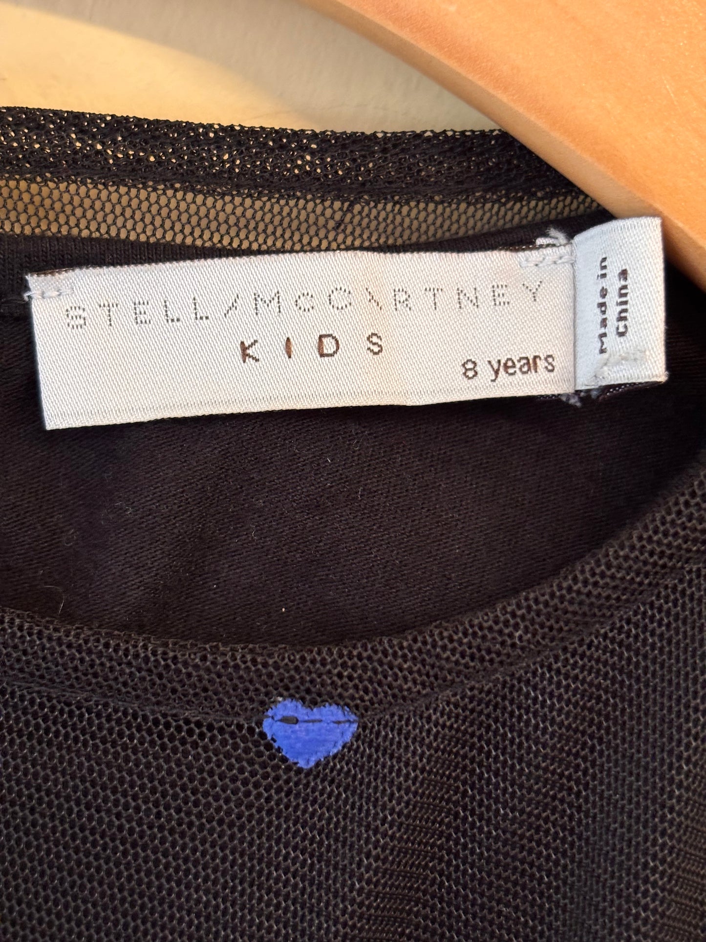 Stella McCartney Black Heart Tulle Dress