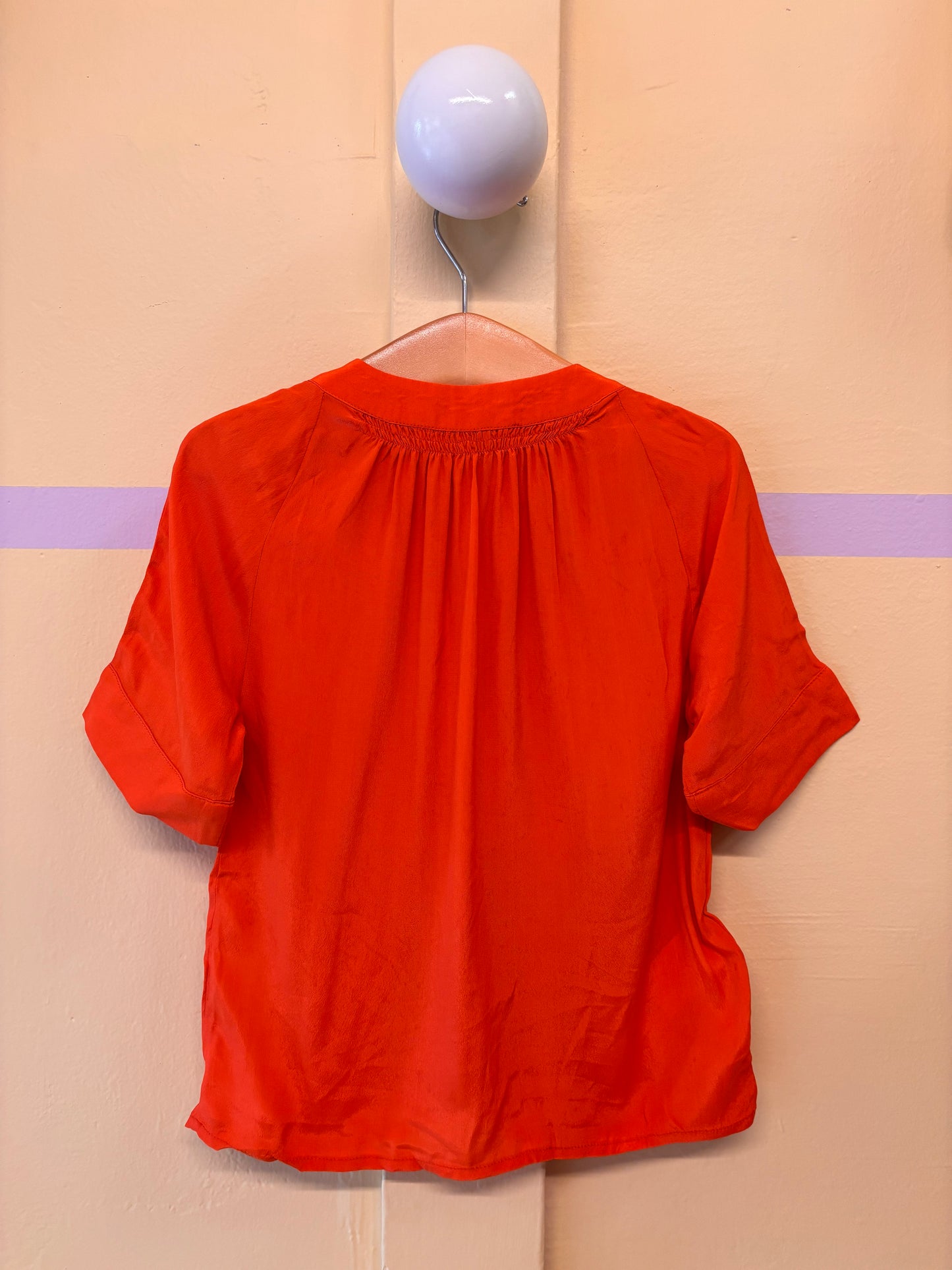 Marni Short Sleeve Button-Up Top