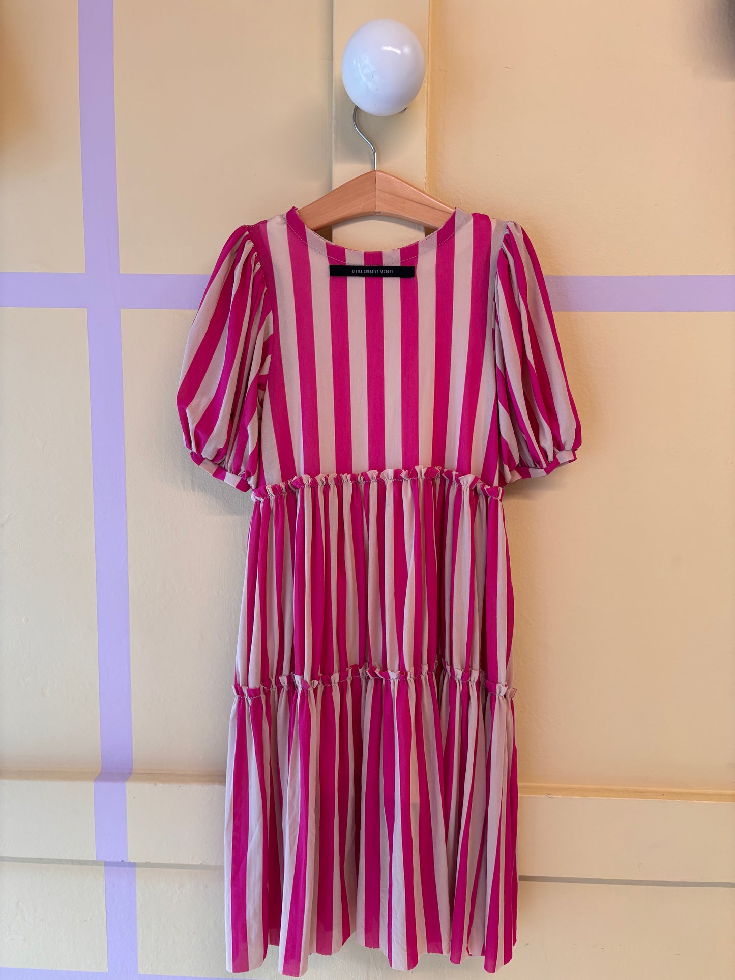 Little Creative Factory Pink Stripe Dress