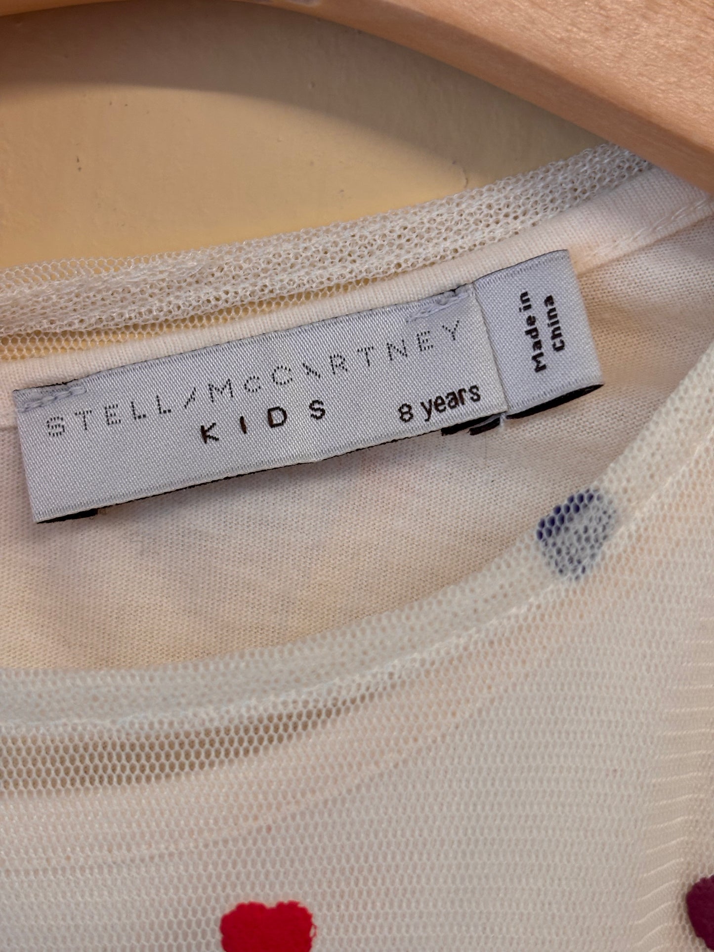 Stella McCartney White Heart Tulle Dress