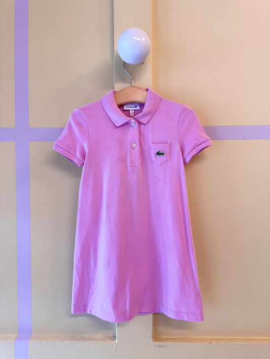 Lacoste Pink Polo Dress